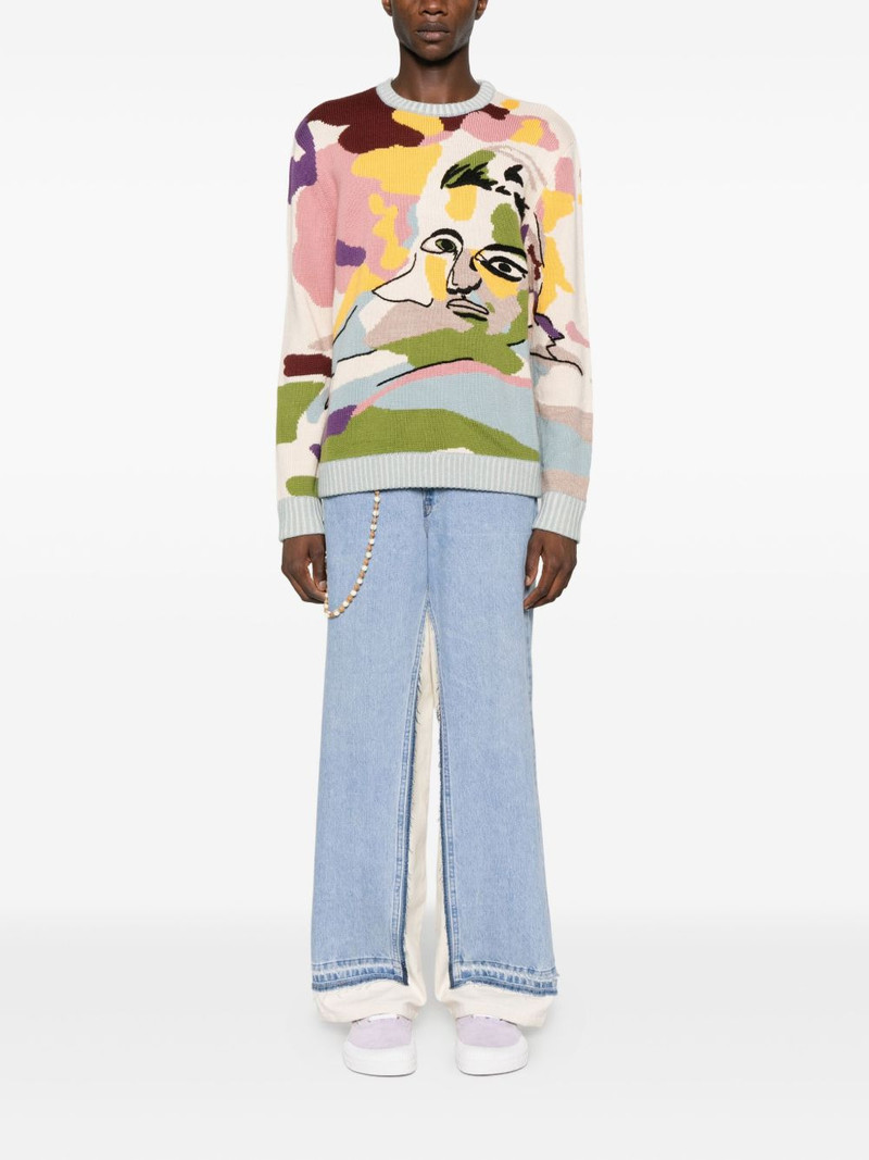 KidSuper intarsia-knit sweater outlook