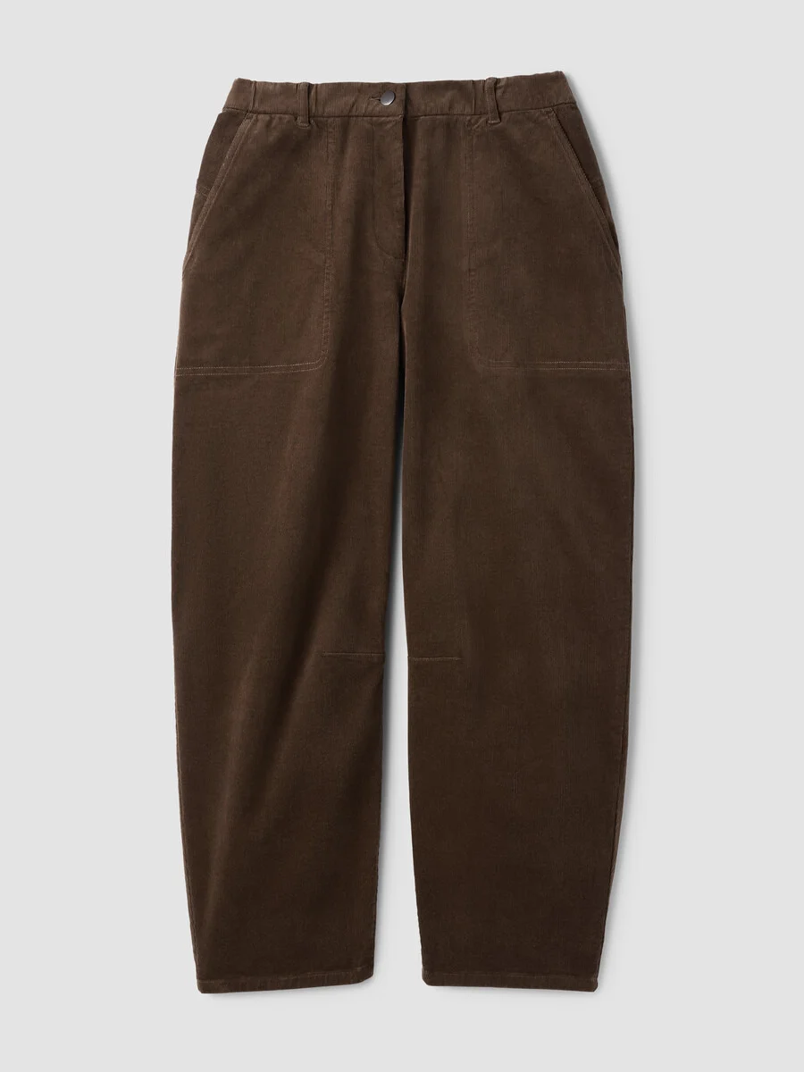 Organic Cotton Stretch Corduroy Arch Pant - 1
