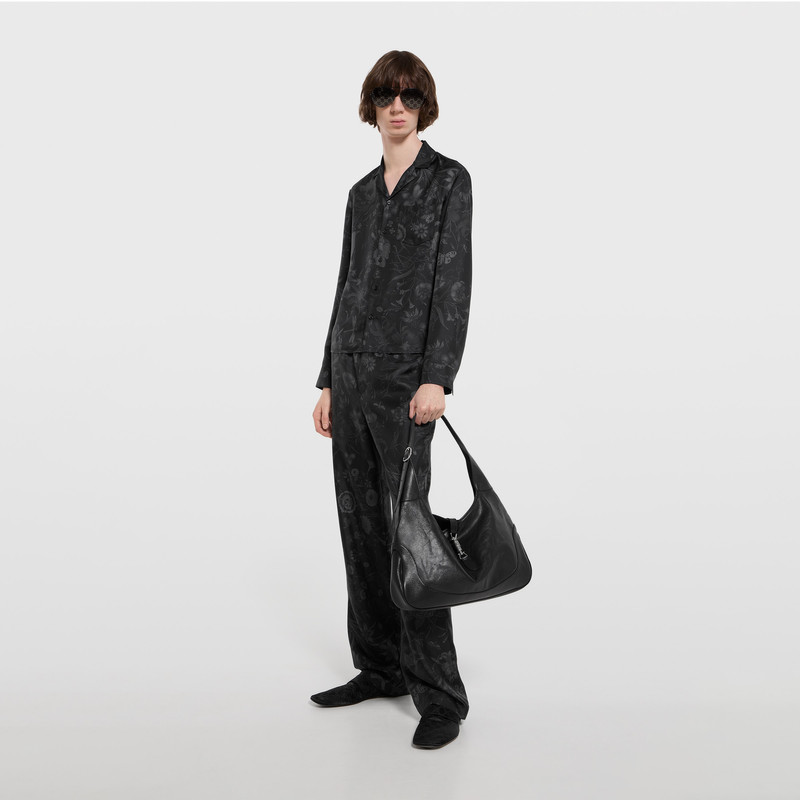 GUCCI Printed silk twill bowling shirt outlook