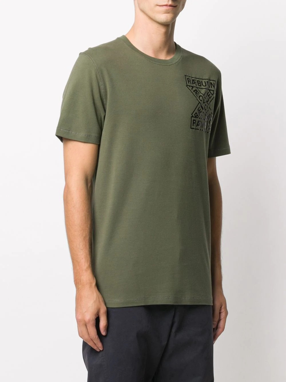 Ethos logo-print T-Shirt  - 3