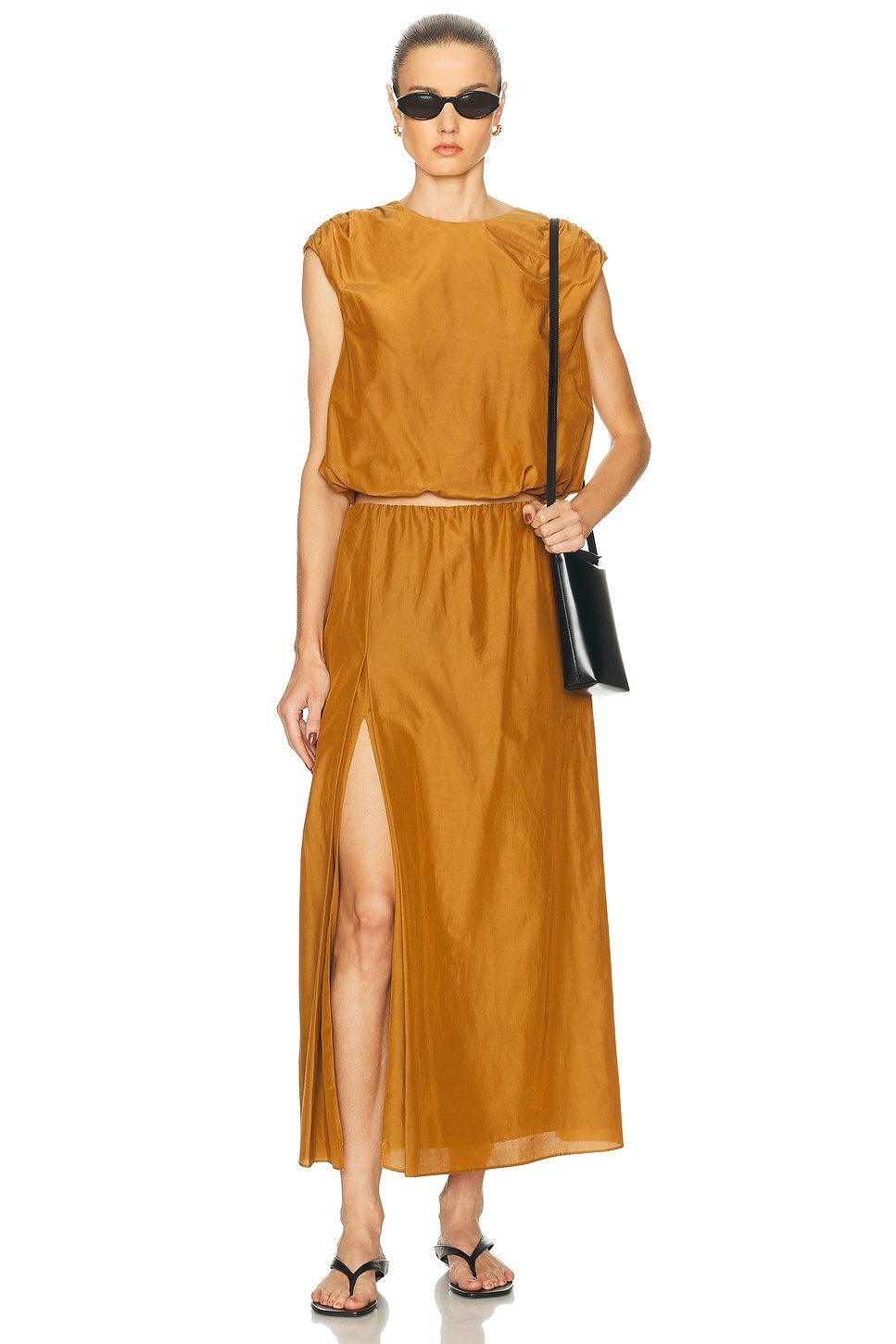 Carmen Long Gathered Skirt - 5