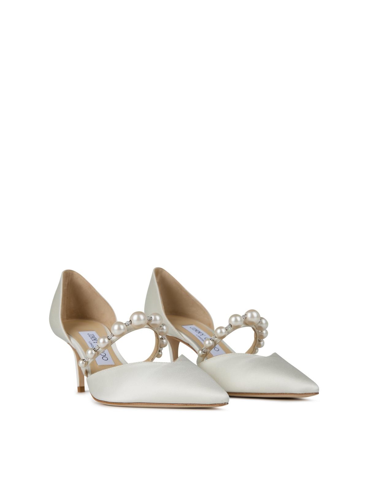 【関税込み】Jimmy Choo オフホワイト Aurelie 65 ヒール Aurelie 65| Bridal White Patent Leather Pumps | JIMMY CHOO