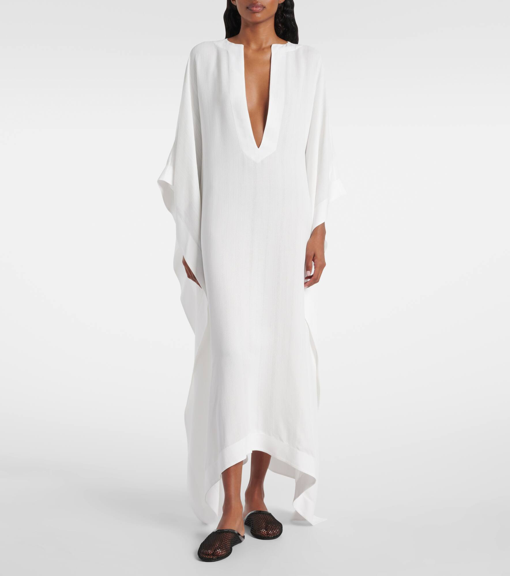 Oversized crêpe kaftan - 2
