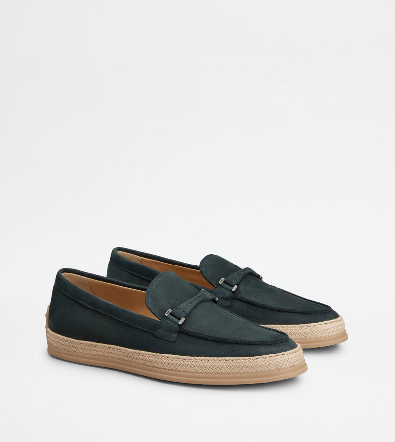 LOAFERS IN NUBUCK - BLUE 2