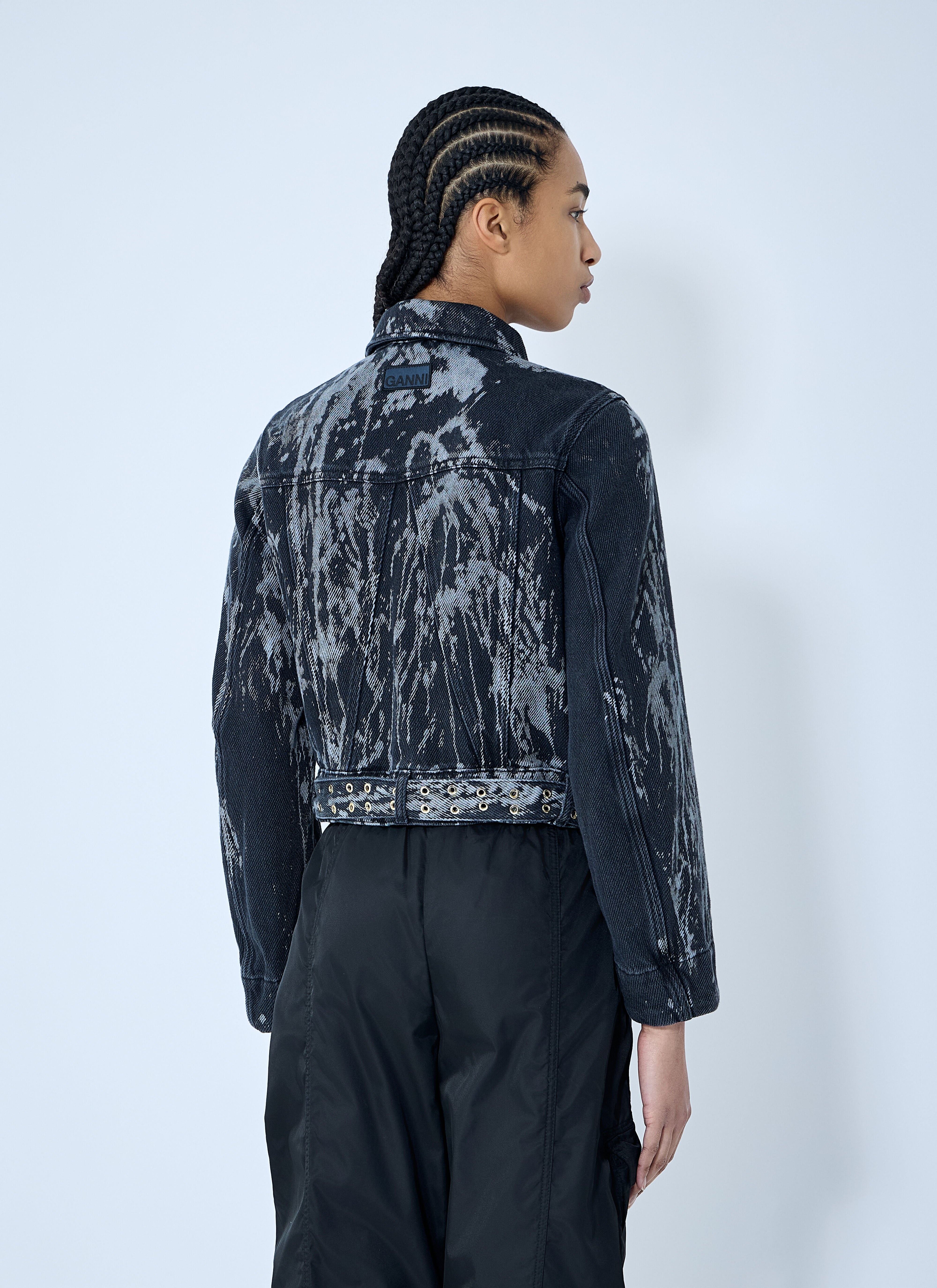 Heavy Denim Belted Jacket - 4