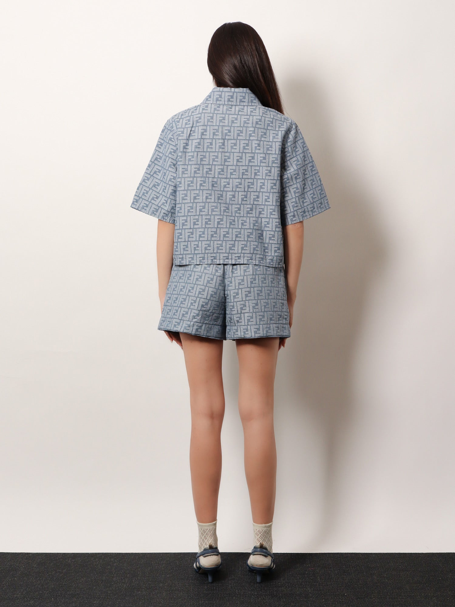 Fendi Women Ff Cotton And Linen Shirt/Jacket - 3