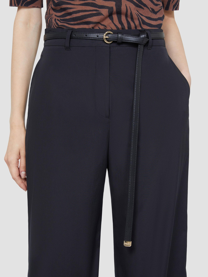 Women's Cotton Poplin Trousers - Black 6