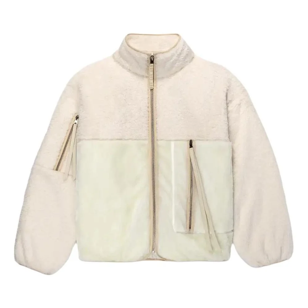(WMNS) UGG Marlene Sherpa II Jacket 'Cream' 1134993-CRM - 1