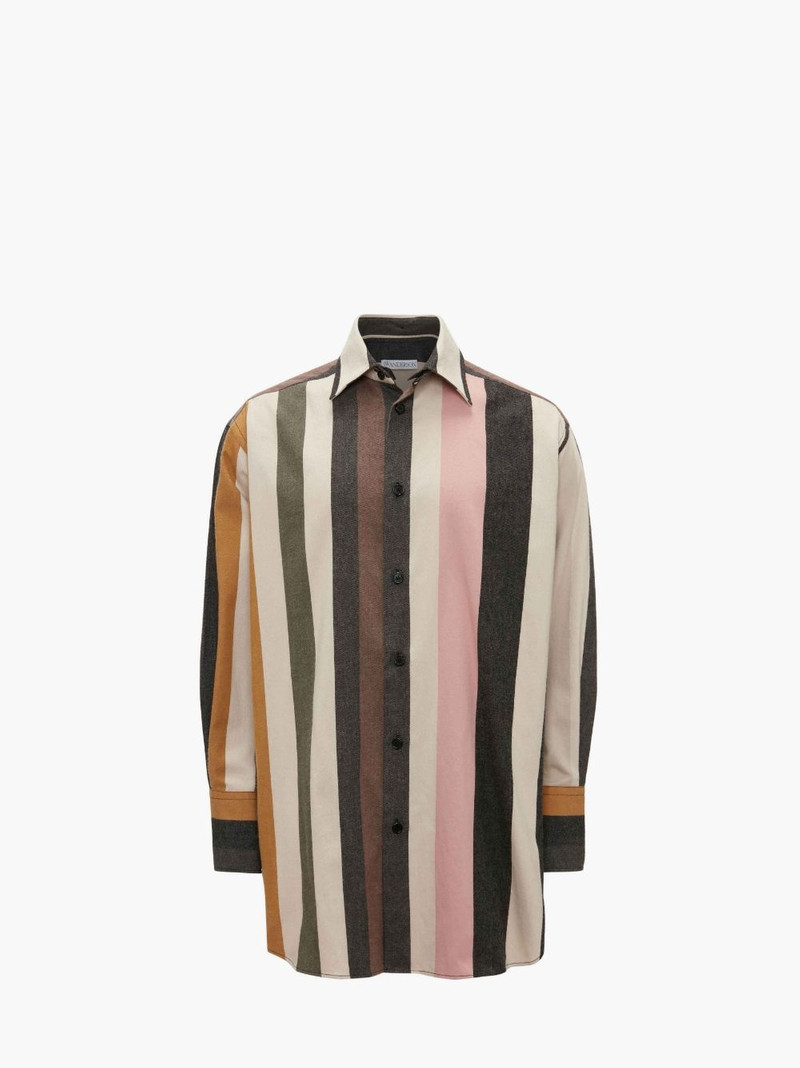 STRIPED RELAXED FIT SHIRT 1