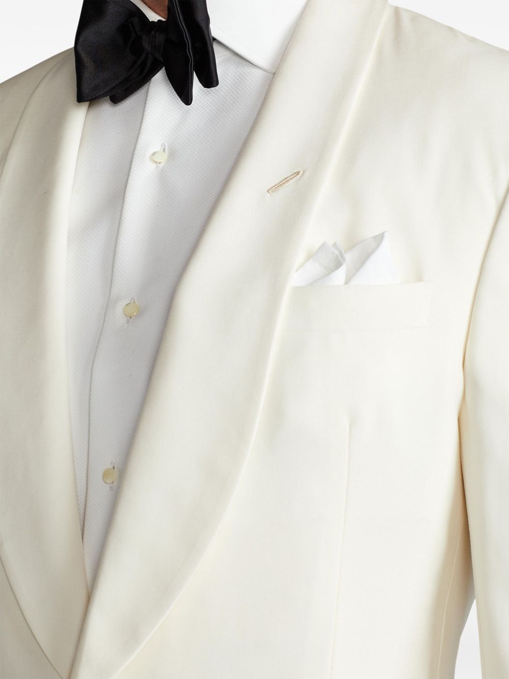 single-breasted tuxedo blazer - 6