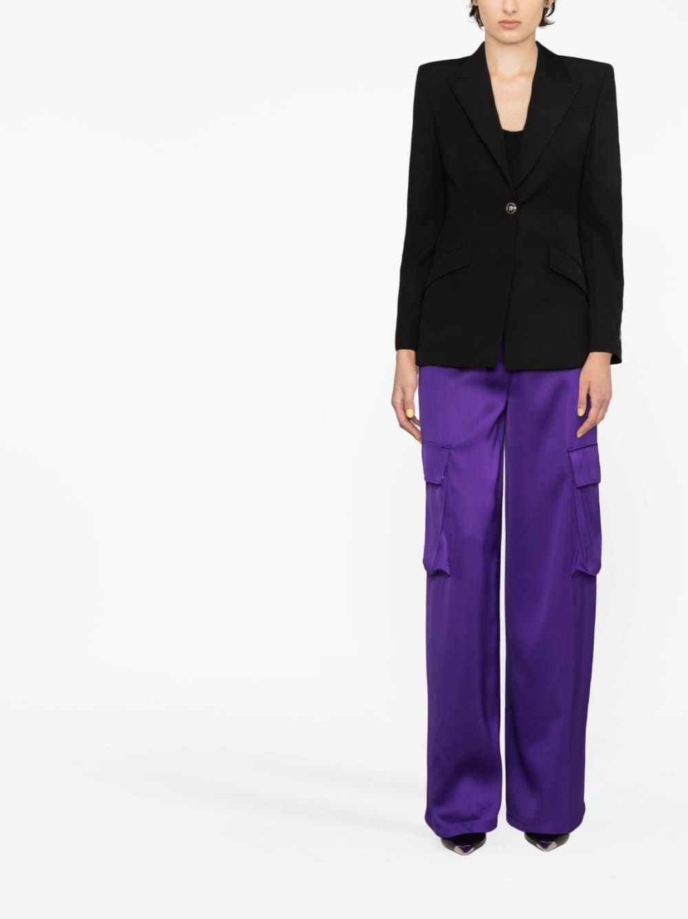 Medusa single-breasted virgin wool blazer - 2
