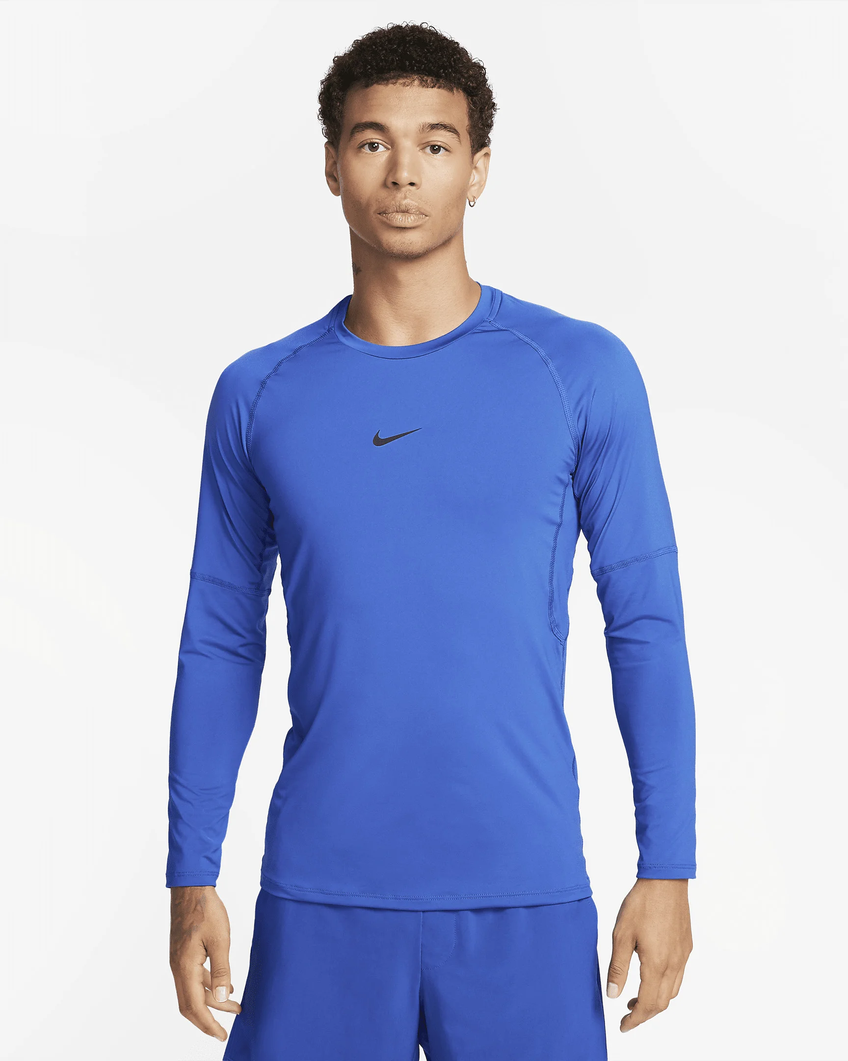 Nike Pro Men's Dri-FIT Slim Long-Sleeve Fitness Top - 1