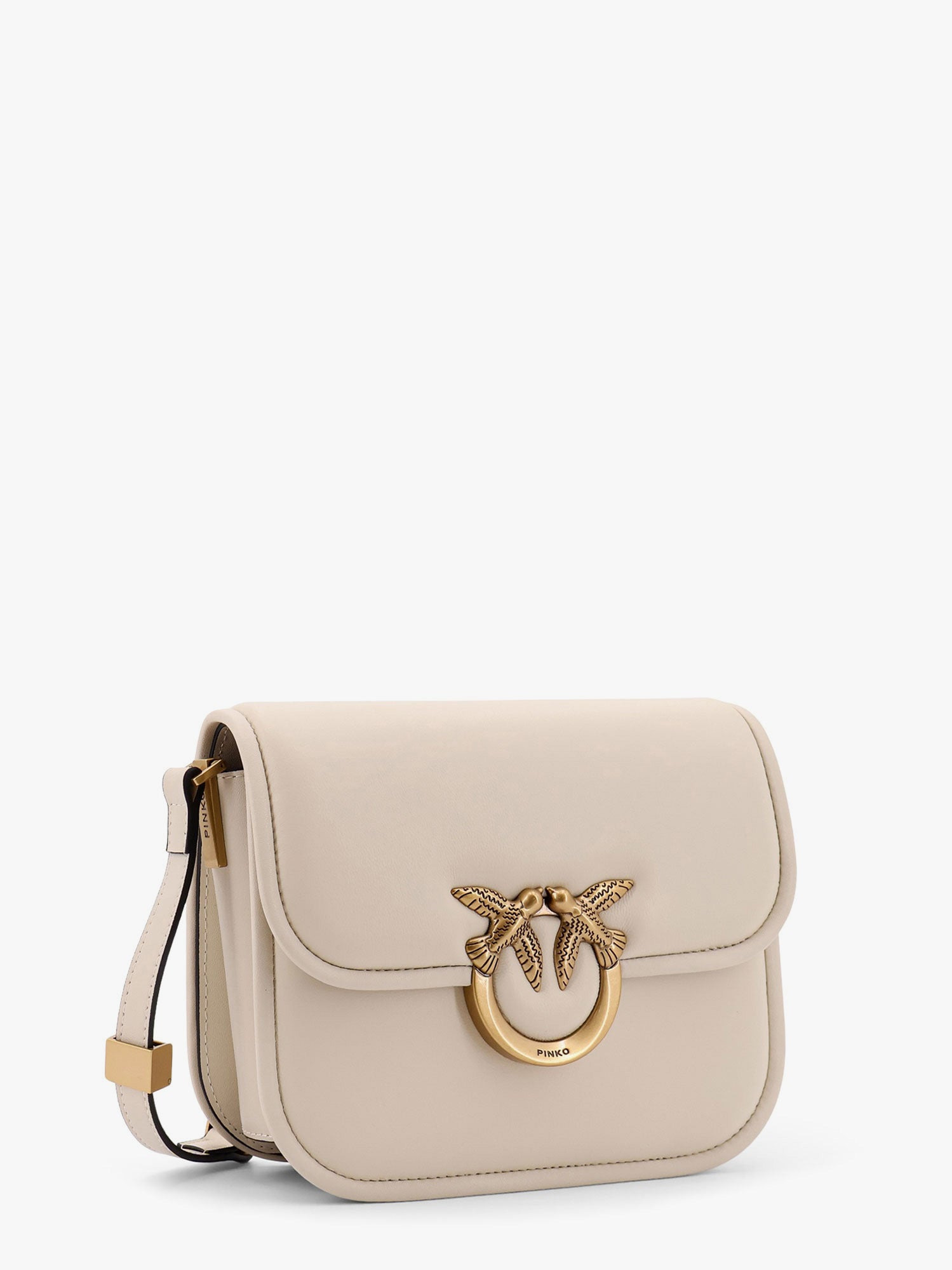 Pinko Love Box Leather Crossbody Bag - 3