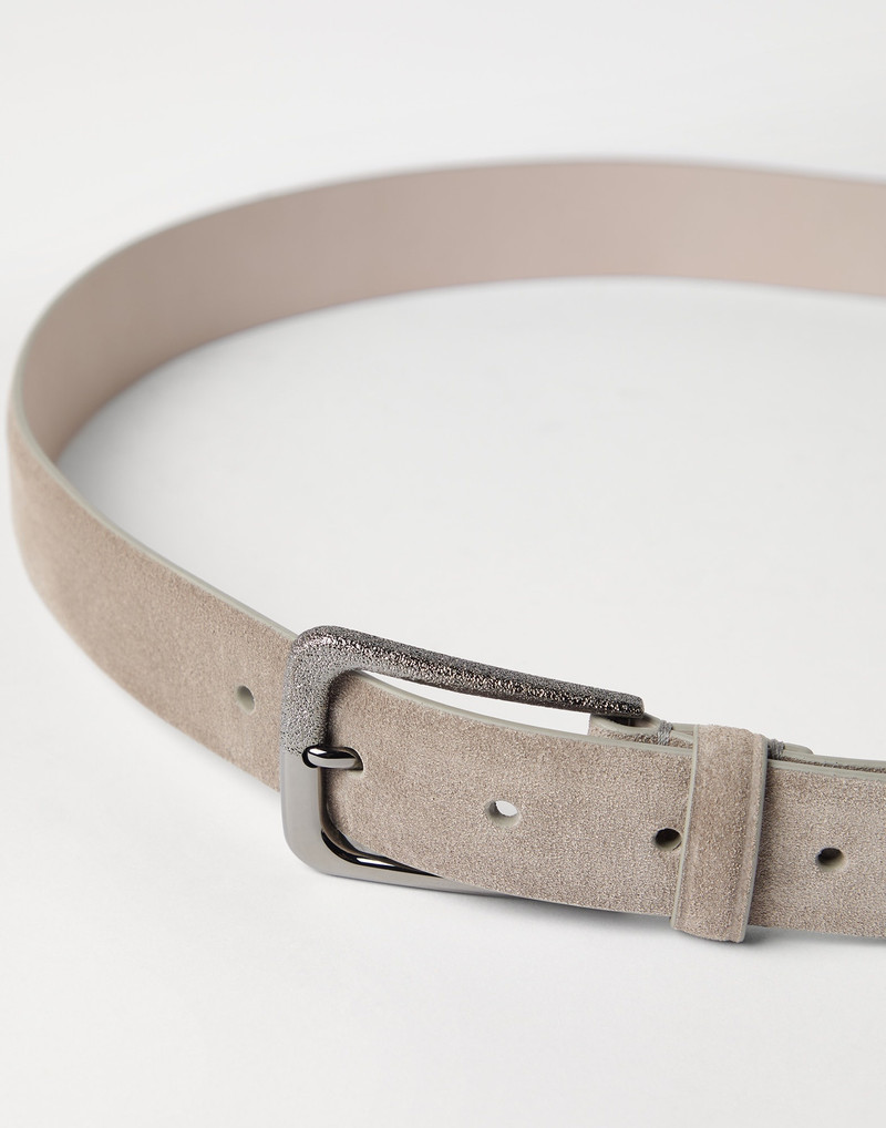Brunello Cucinelli Suede belt outlook