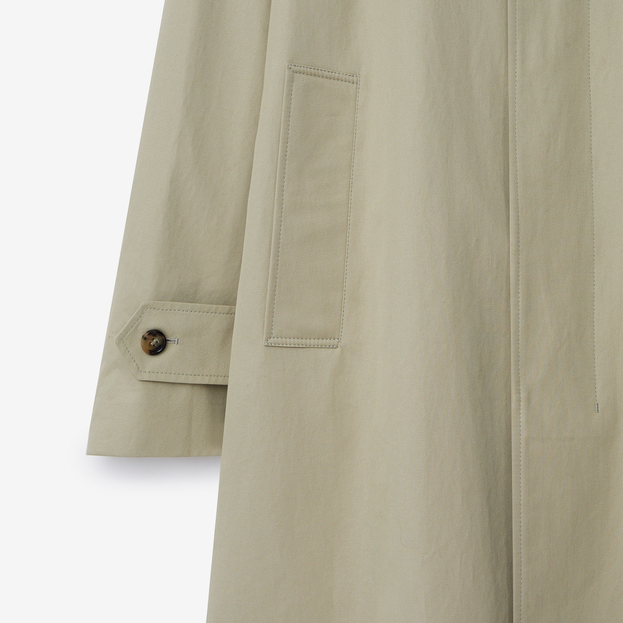 Long Gabardine Car Coat - 7