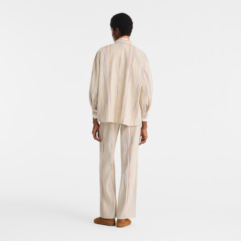 Kimono jacket Rainbow - Jacquard striped cotton 3