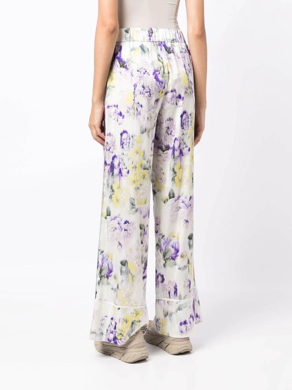 floral-print palazzo pants - 6