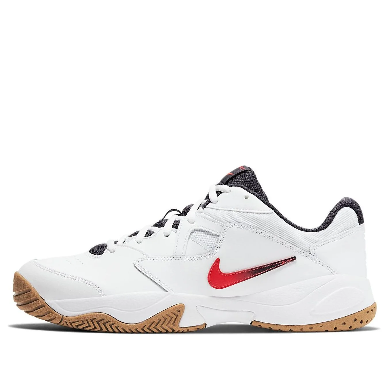 NikeCourt Lite 2 Men's Hard Court Tennis Shoe 'White Red' AR8836-102 - 1