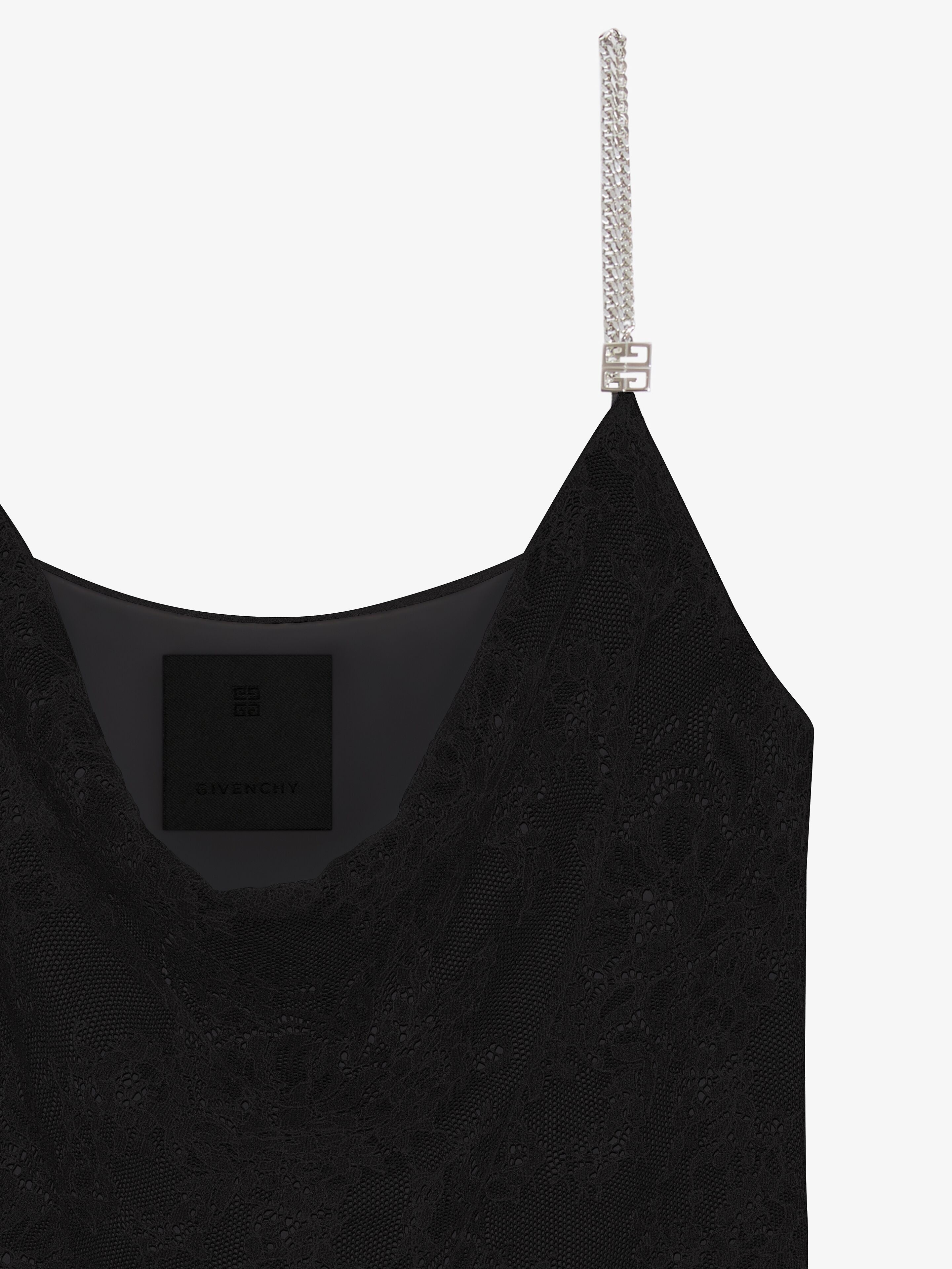 TOP IN LACE WITH CHAIN DETAIL - 2