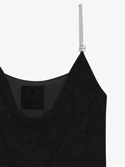 Givenchy TOP IN LACE WITH CHAIN DETAIL outlook