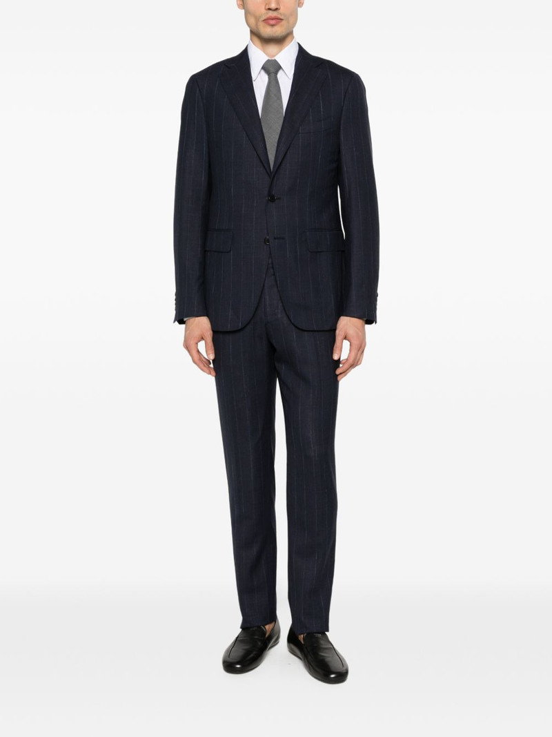 Canali pinstriped suit outlook