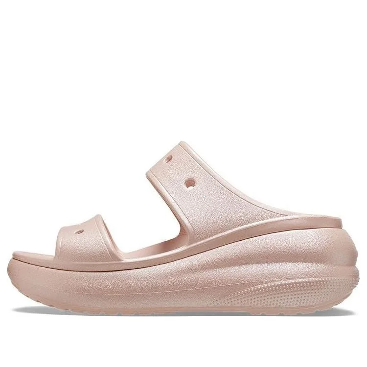(WMNS) Crocs Classic Crush Shimmer 'Pink' 208602-6TY - 1