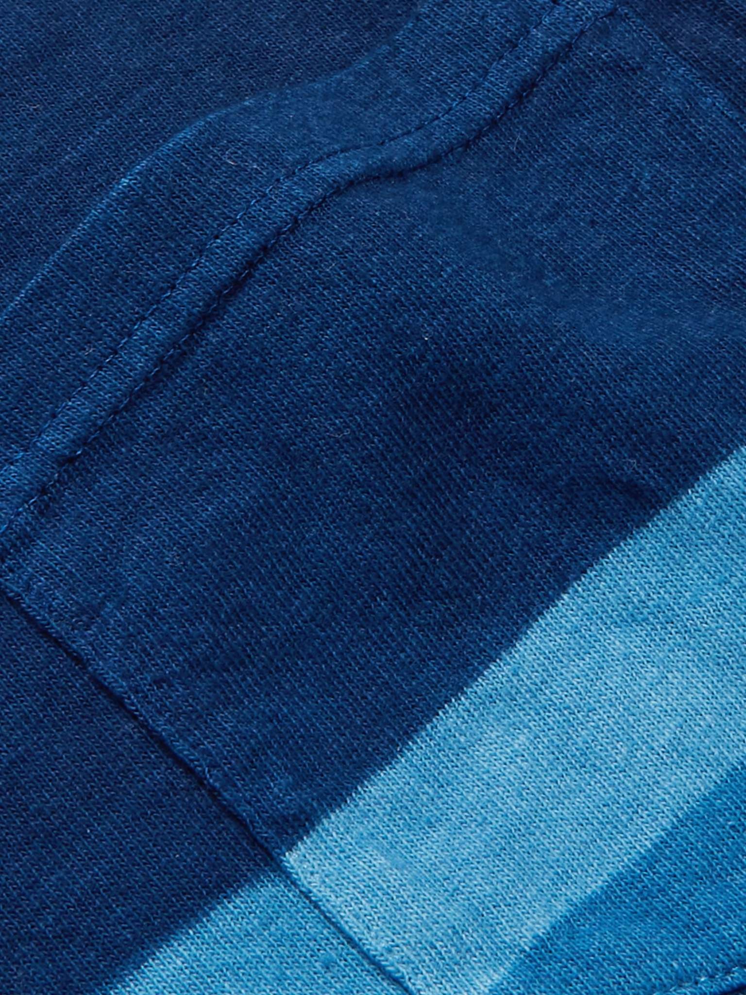 Indigo-Dyed Slub Cotton-Jersey T-Shirt - 3