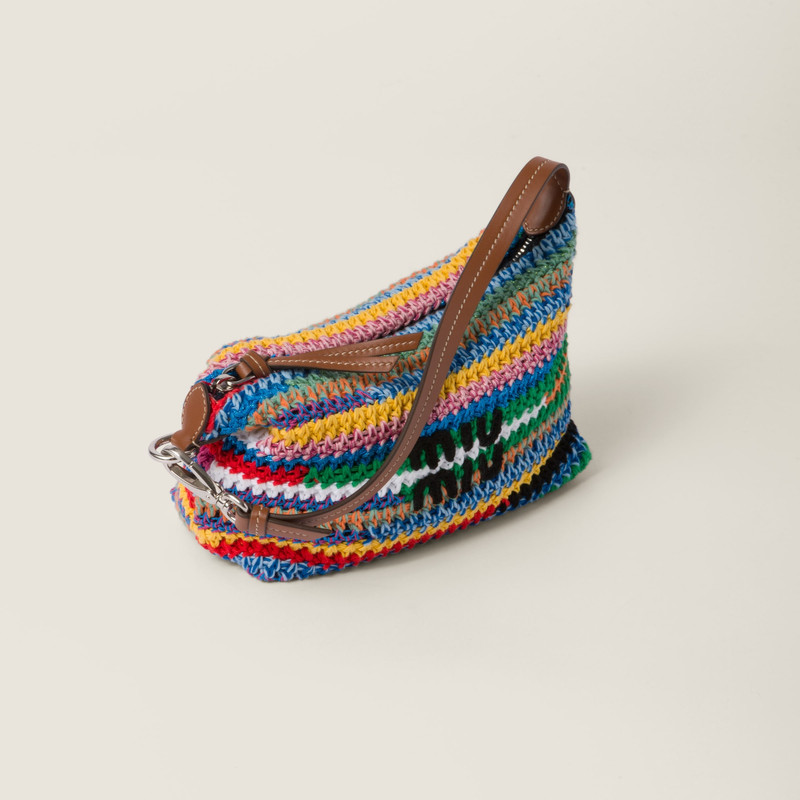 小物 miumi0520 Miu Miu Crochet pouch - 5NE841_2F46_F0055 | REVERSIBLE