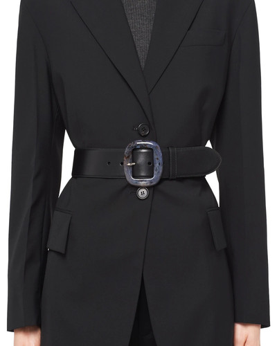 Prada Leather and Plexiglas belt outlook