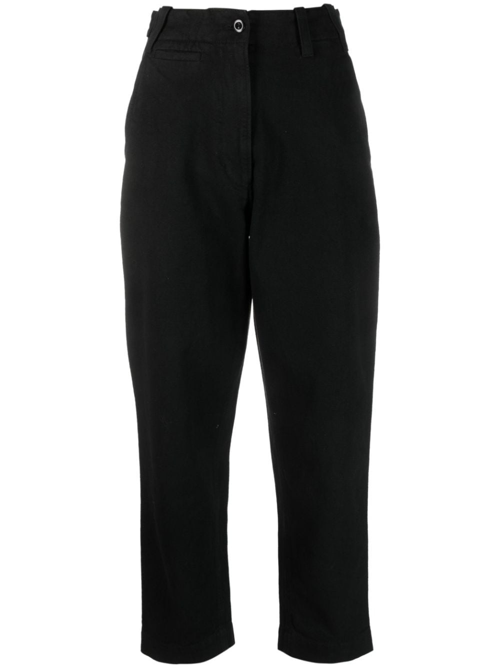 high-waisted tapered trousers - 1