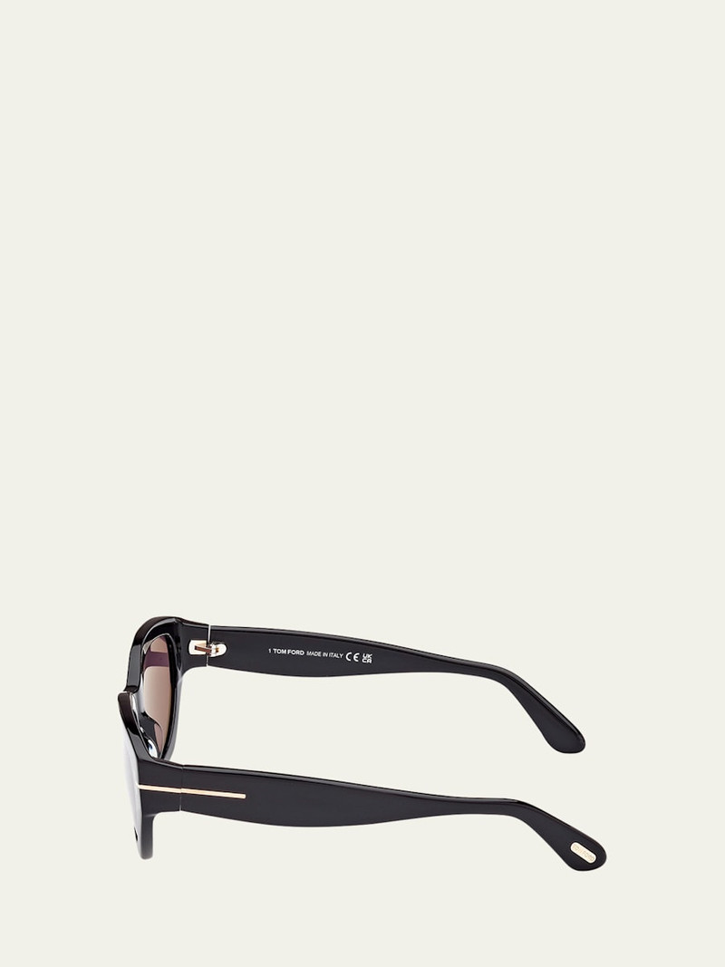 TOM FORD Solange-02 Acetate Butterfly Sunglasses outlook
