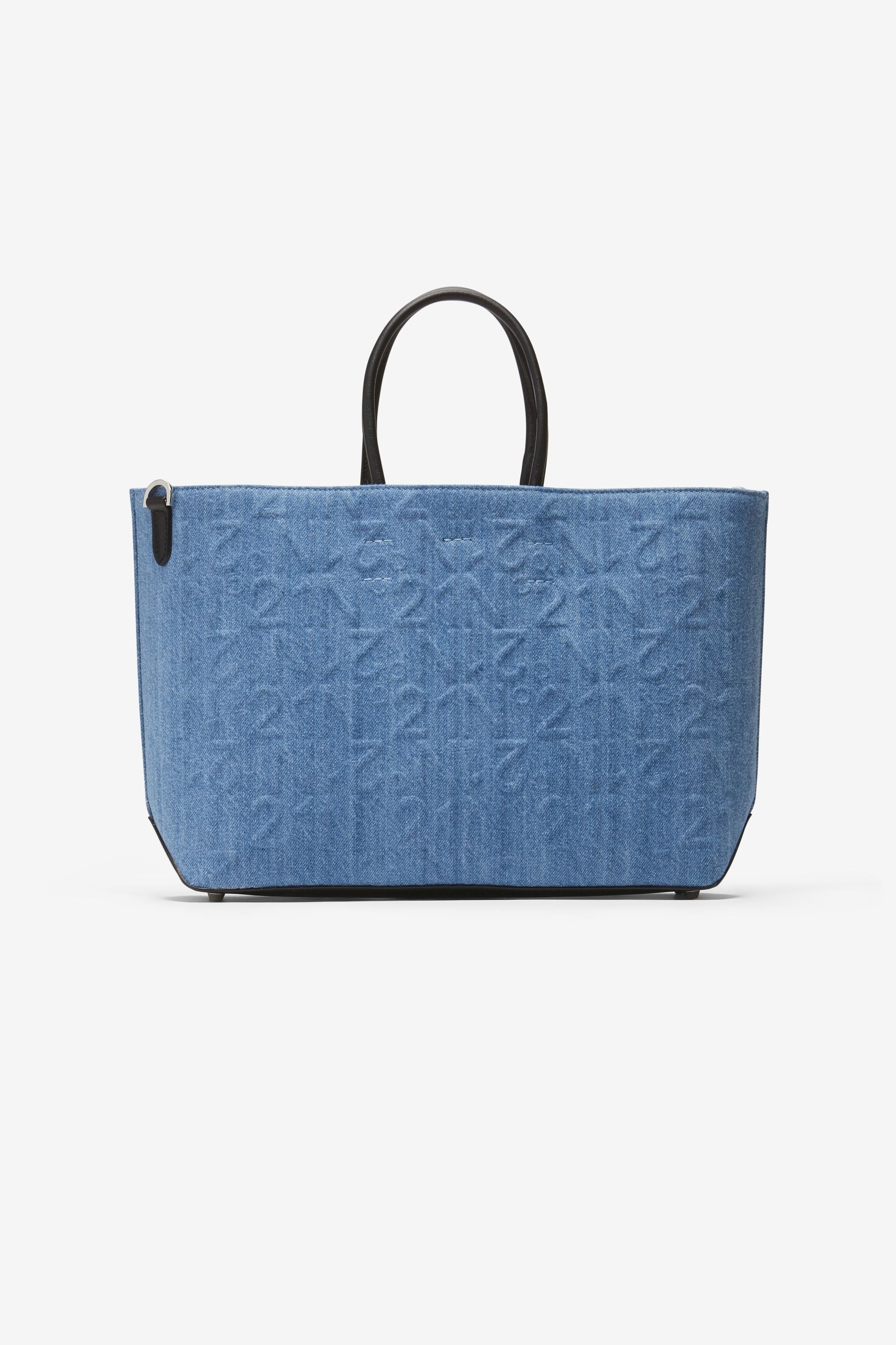 MAXI LOGO-EMBOSSED SHOPPER - 2