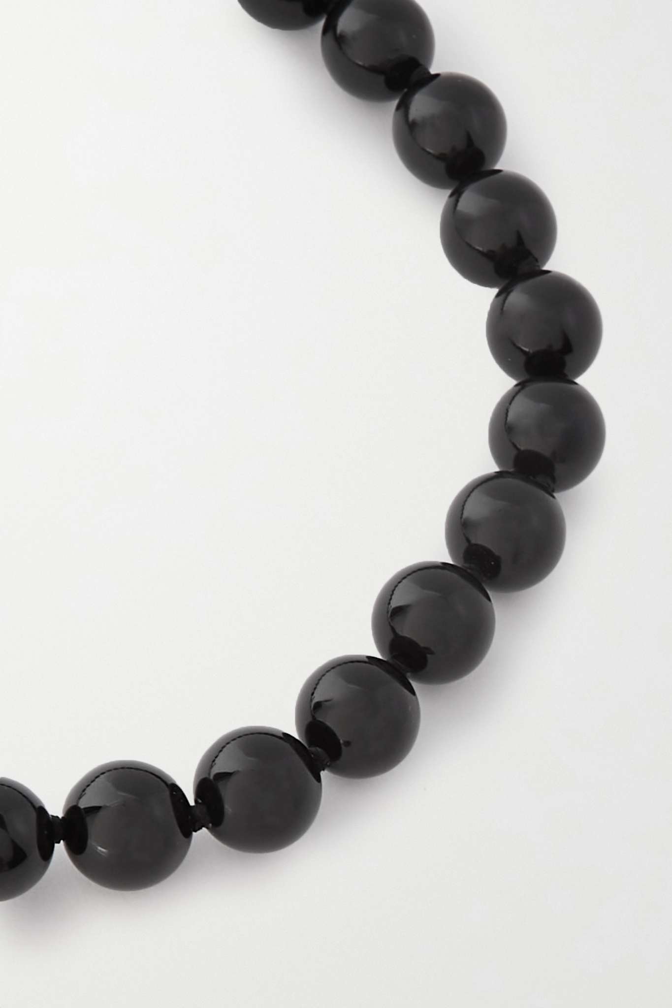 Everyday Boule sterling silver and onyx necklace - 4