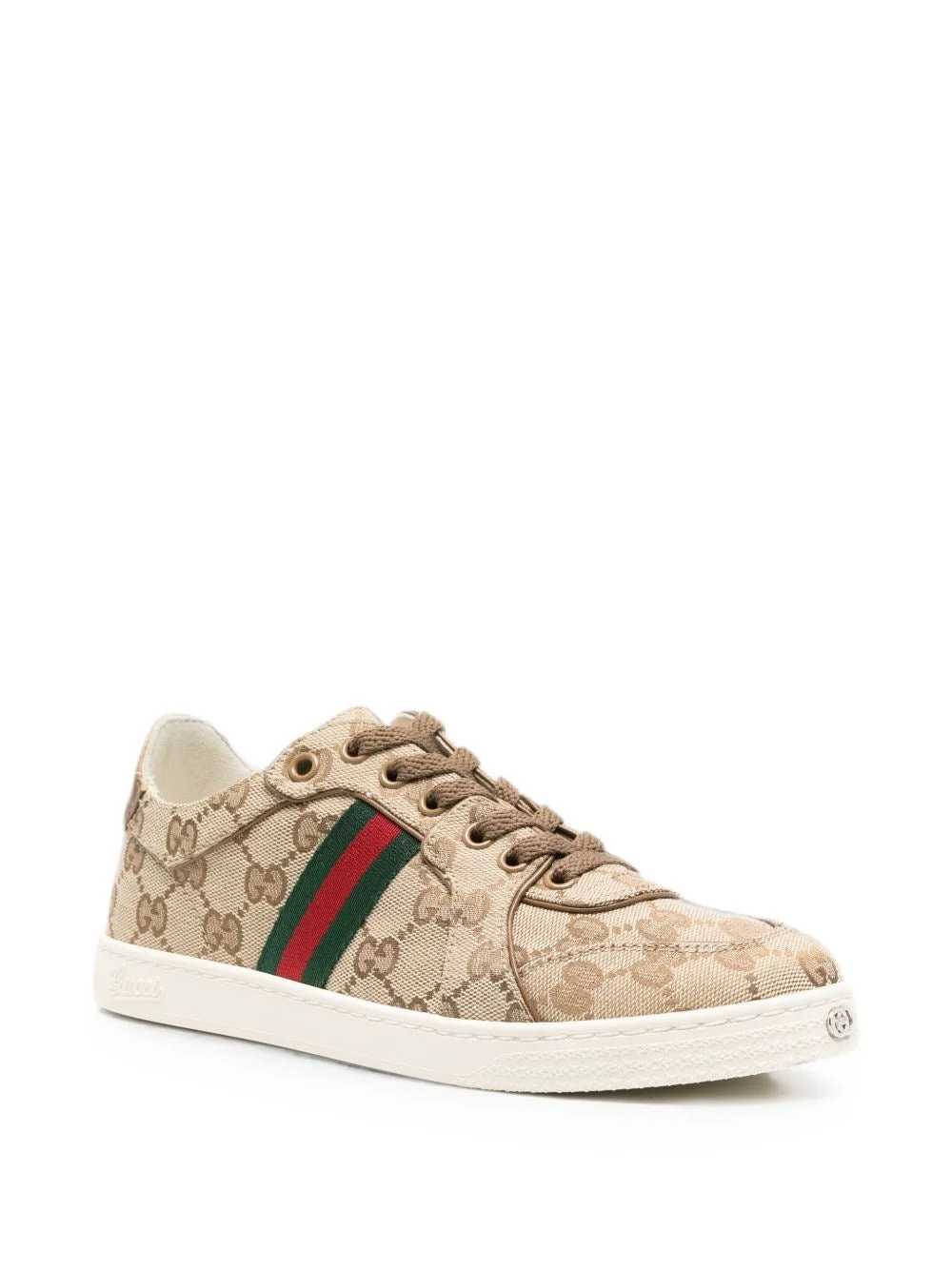 Gucci GG Canvas Sneakers Beige Women - 1