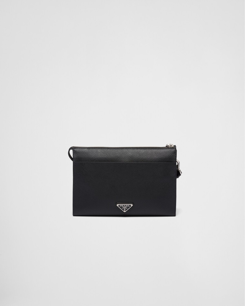 Saffiano leather pouch 4
