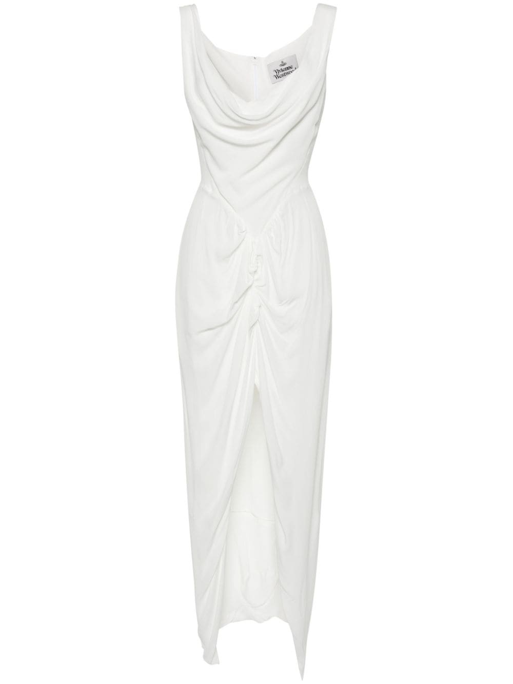 ワンピース VIVIENNE WESTWOOD LONG PANTHER FLUID SATIN SLEEVELESS DRESS Vivienne Westwood long panther dress | REVERSIBLE