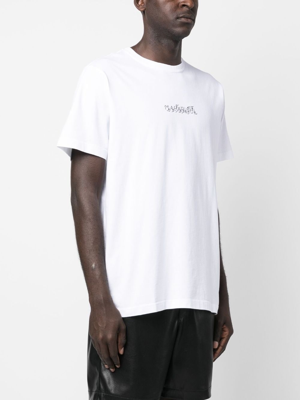 logo-print organic cotton T-shirt - 4