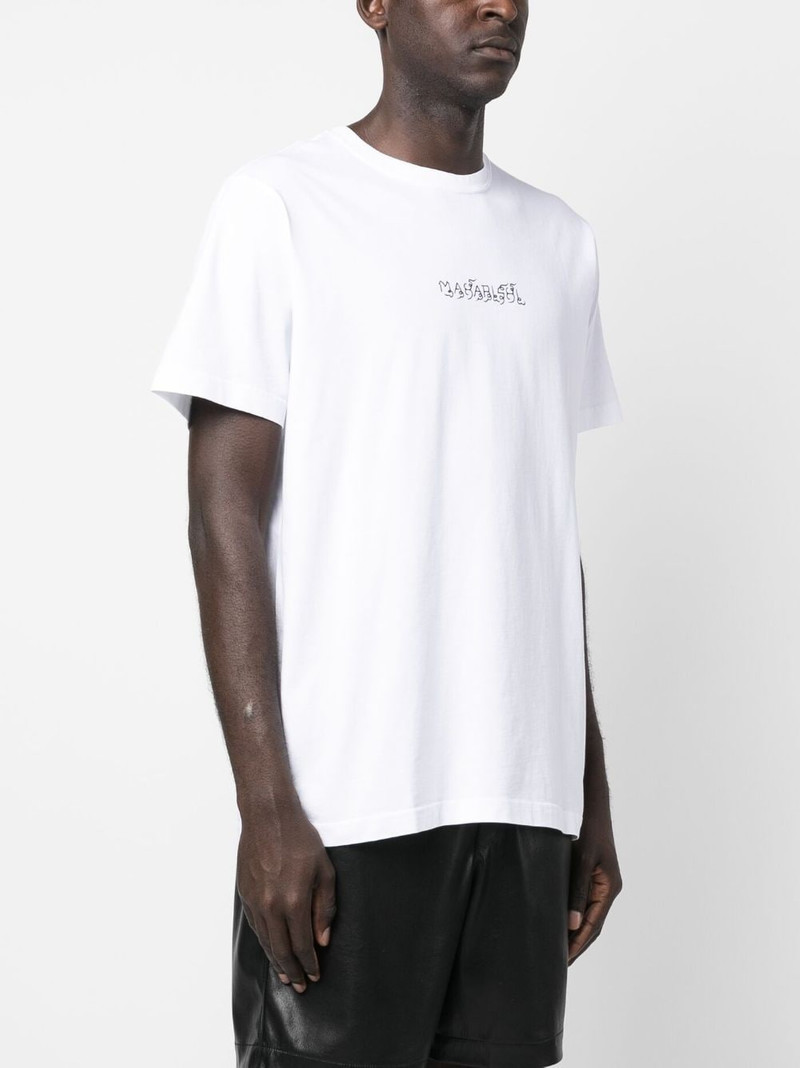 logo-print organic cotton T-shirt 4