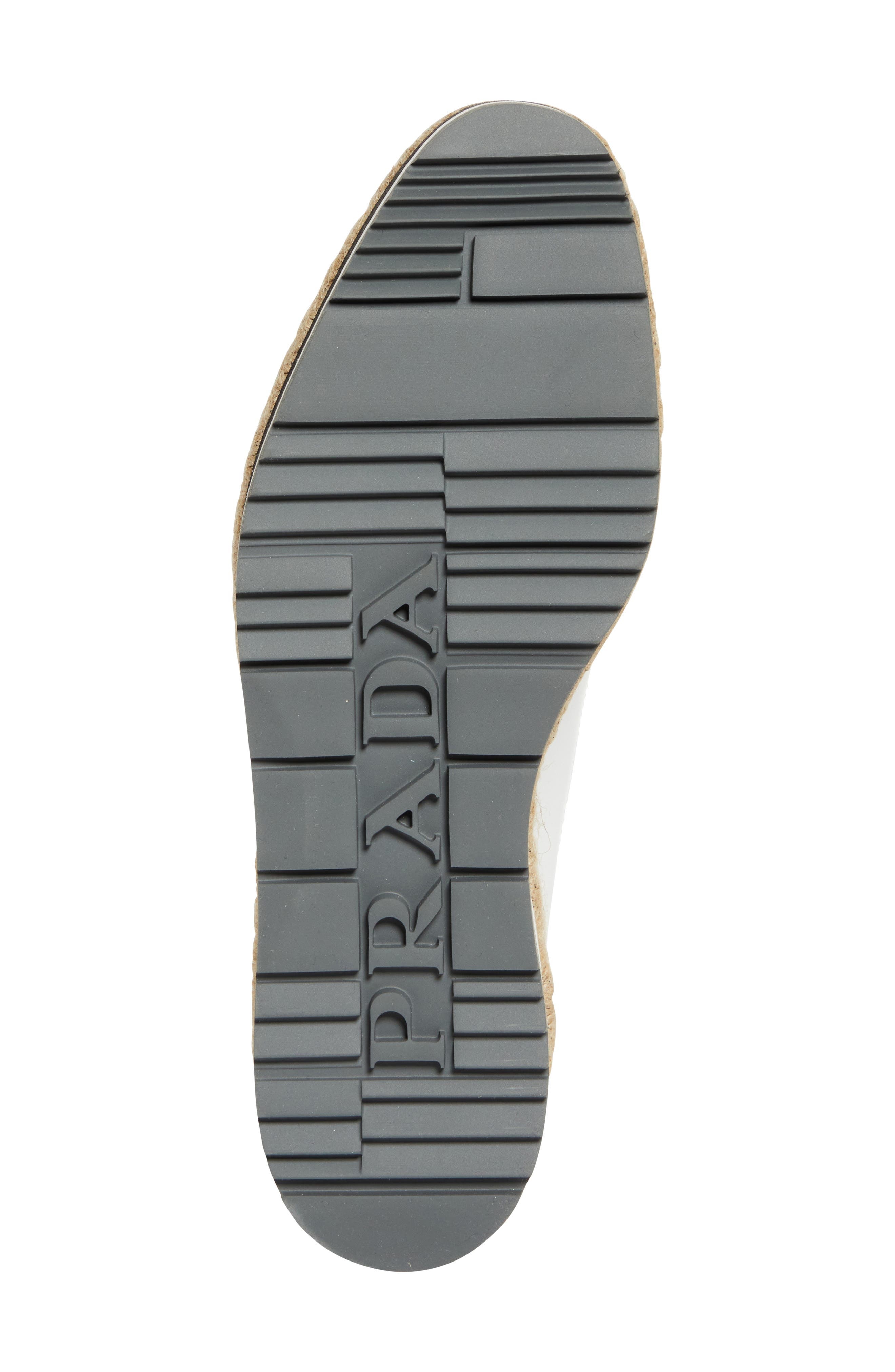 Prada Re-Edition Platform Wingtip Oxford in Bianco at Nordstrom - 6