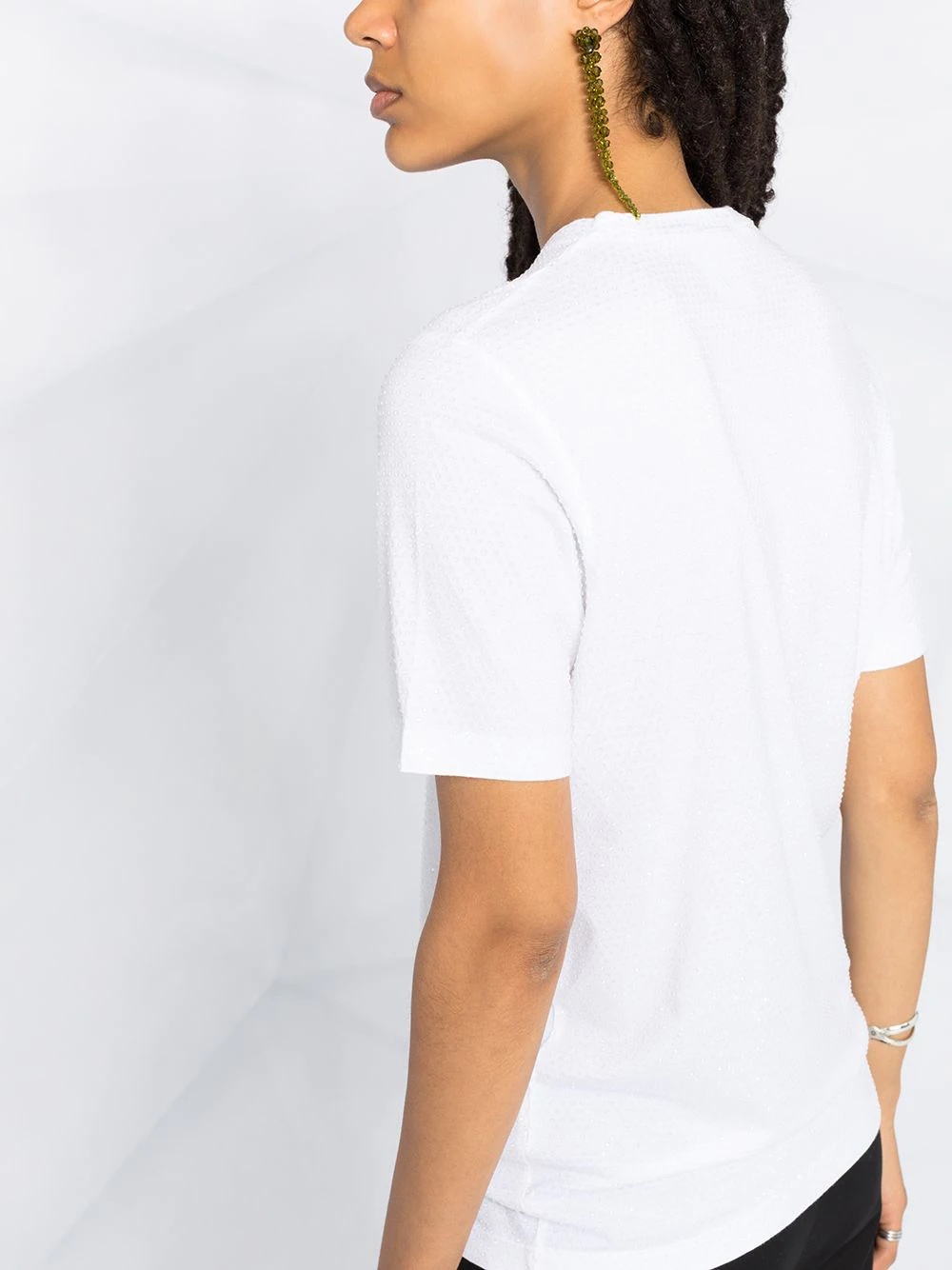 logo print cotton T-shirt - 5