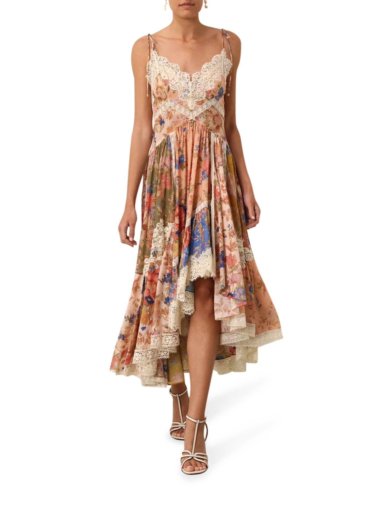 Zimmermann★素敵！カンデセントウォーターフォールスカート Zimmermann AUGUST ASYMMETRIC SLIP DRESS | suitnegozi