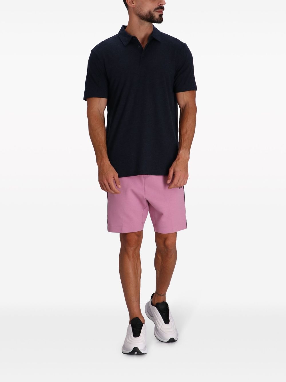 stripe-detailing polo shirt - 2