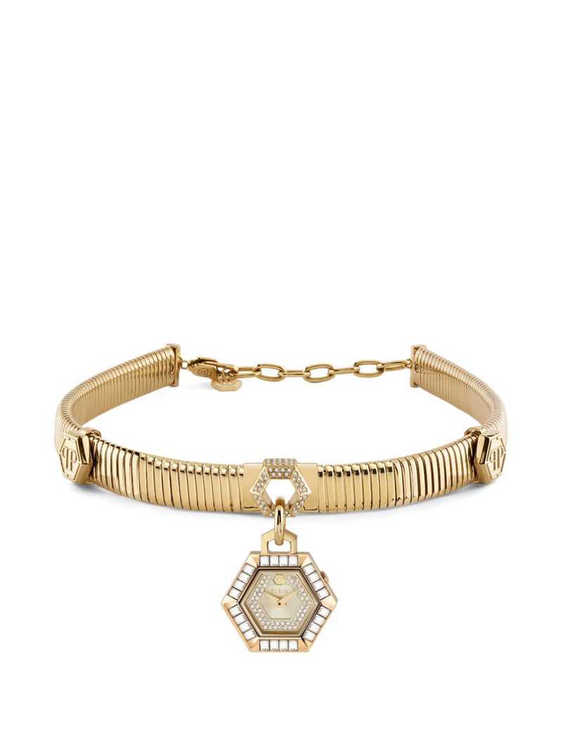 hexagon 27mm neklace watch 1