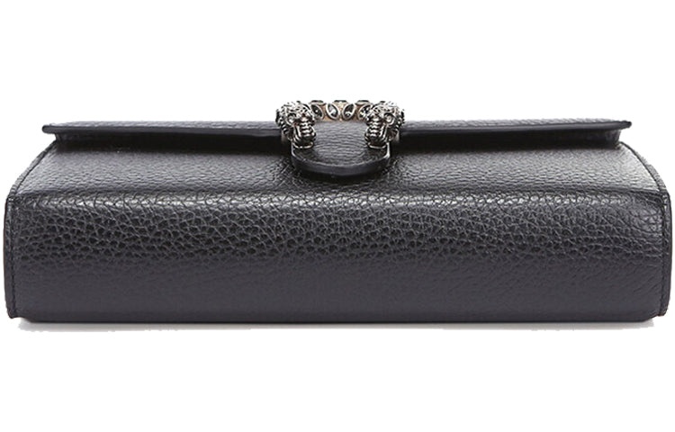 (WMNS) Gucci Dionysus Tiger Head Leather Chain Shoulder Messenger Bag Mini Black 401231-CAOGN-8176 - 4