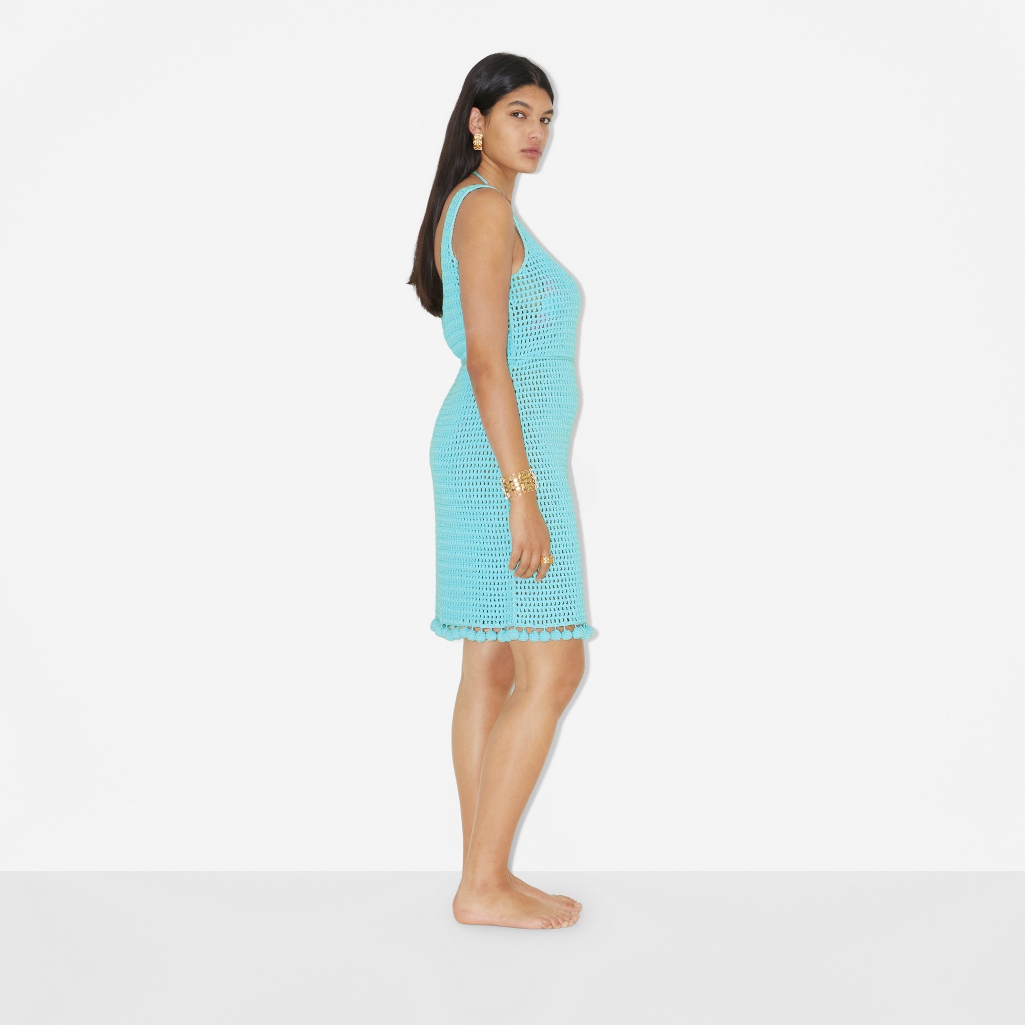Crochet Technical Cotton Dress - 3