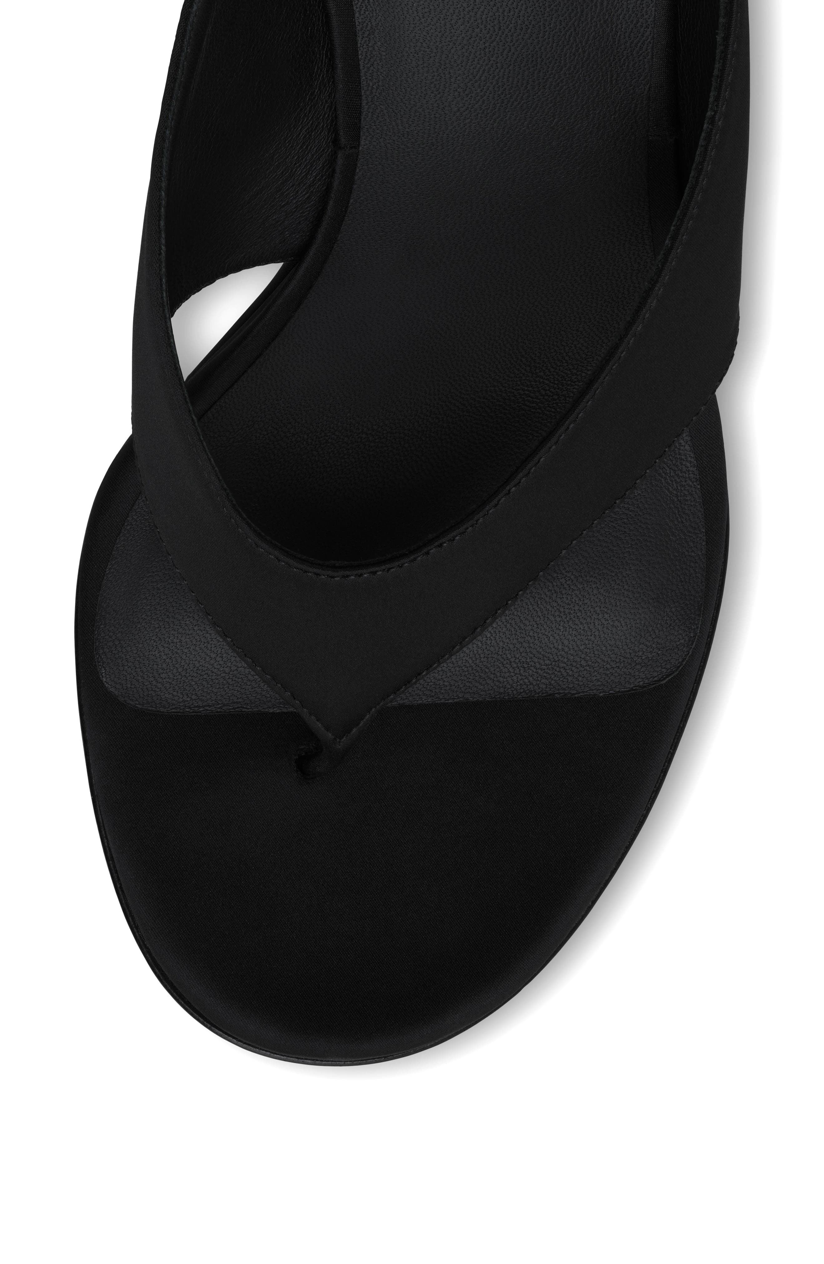 Alaïa Cube Wedge Sandal in Noir at Nordstrom - 4