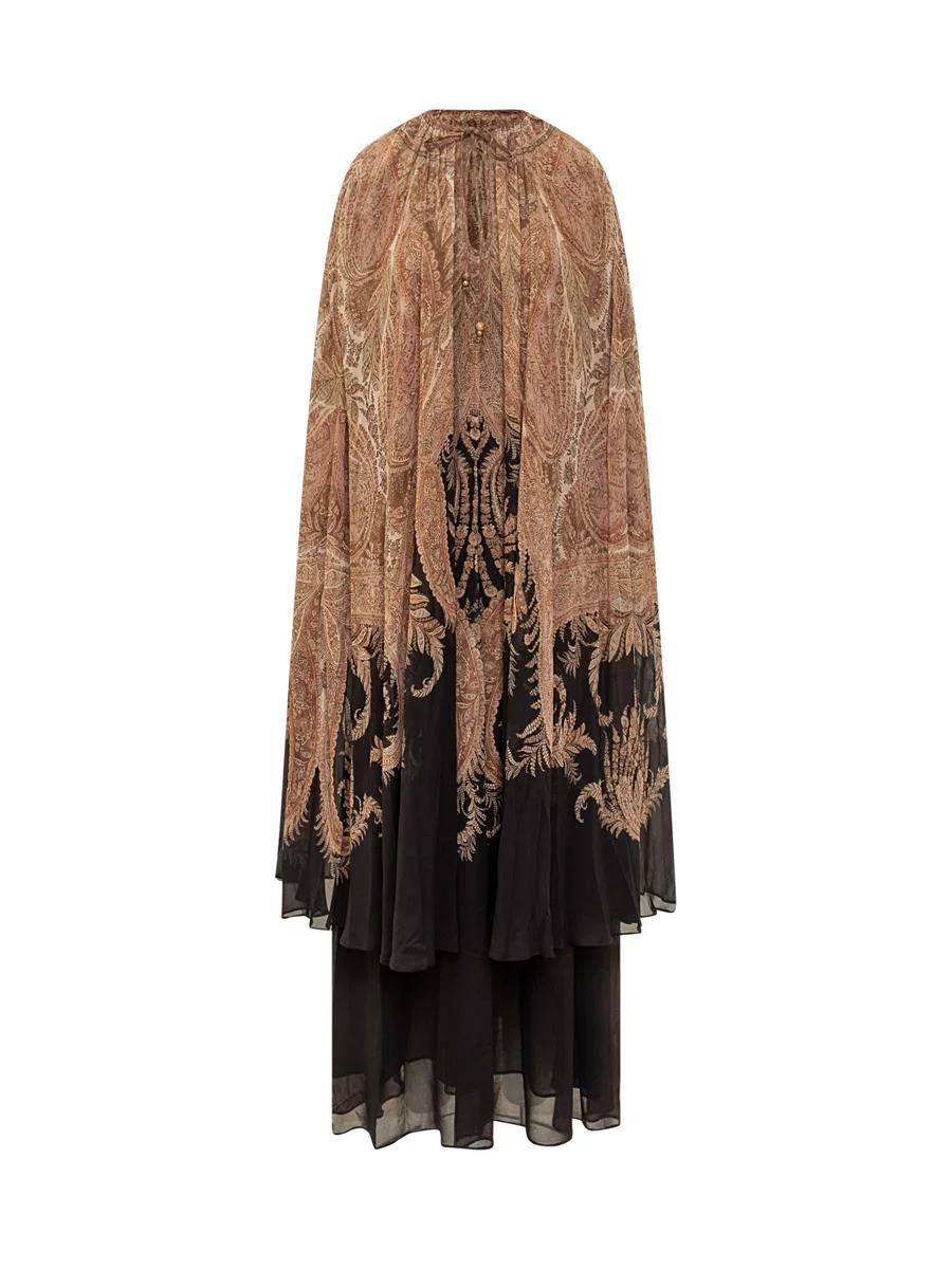 Zimmermann Zimmermann Printed Cape Dress - 1