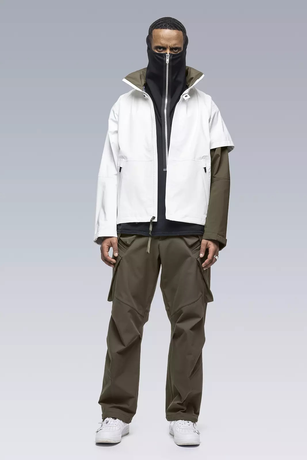 J101-GT 3L Gore-Tex Pro Interops Jacket White/RAF Green - 11