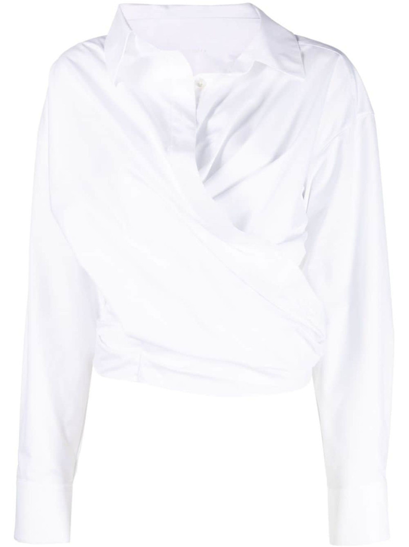wrap cotton shirt 1