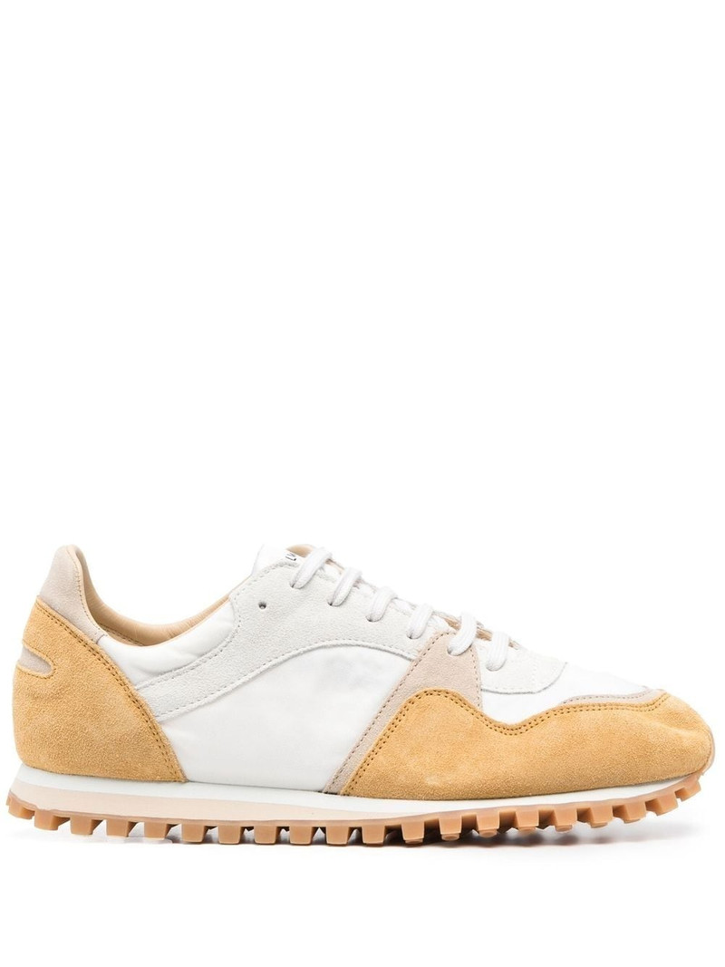 panelled low-top sneakers 1